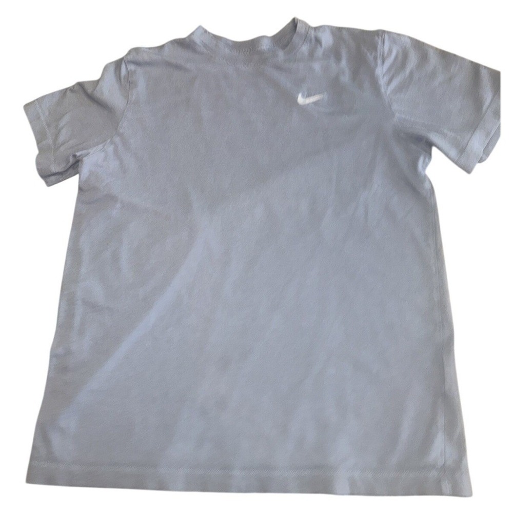 Nike Sportswear Club T-shirt Embroidered Logo Men's Size M Light Blue BV0507-493